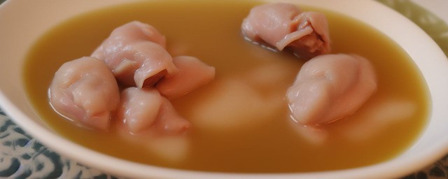 猪脚板栗汤的做法