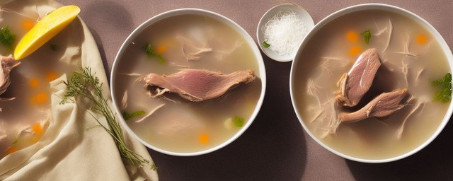 炖鸭腿汤的做法
