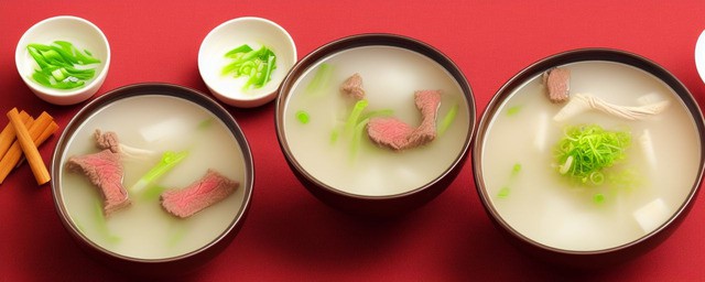 牛骨人参汤的做法