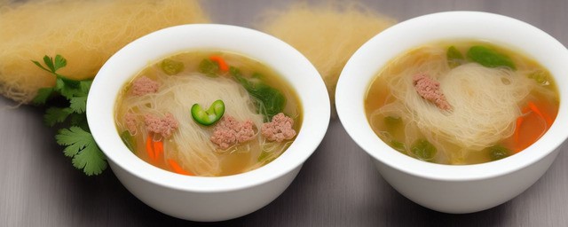 肉末粉条汤的家常做法