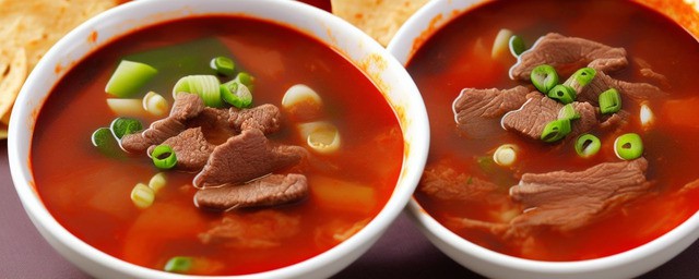 韩式牛肉辣汤的做法