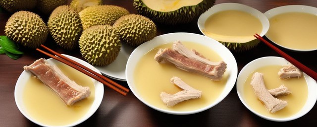 榴莲熬排骨汤的做法