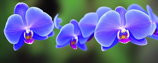 蓝色蝴蝶兰花语