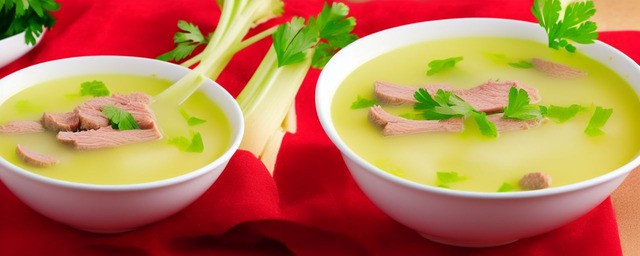 芹菜肉片汤的做法大全