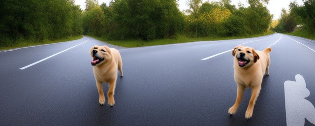 开车遇见狗挡道风水学