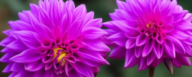 紫色大丽花花语