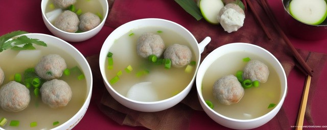 冬瓜丸子汤粉丝的做法
