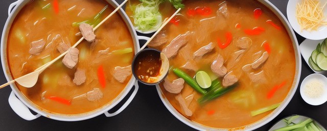 沙爹火锅汤底的做法