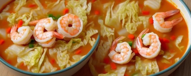 白菜虾仁汤的做法