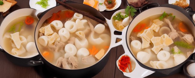 火锅大骨汤的做法