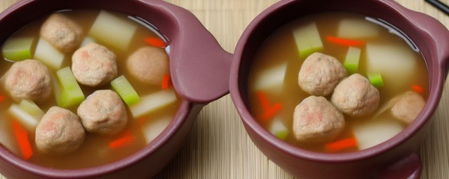 鸡肉冬瓜丸子汤的做法