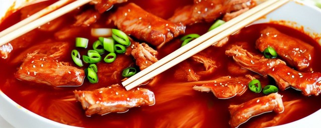 韩国辣排骨汤的做法