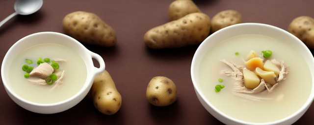 土豆黄豆骨头汤的做法