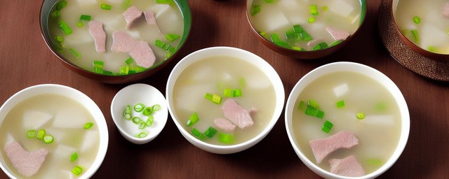 冬瓜肉片汤家常的做法
