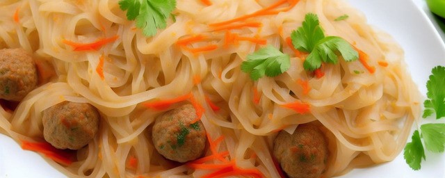 肉丸汤米粉的做法大全