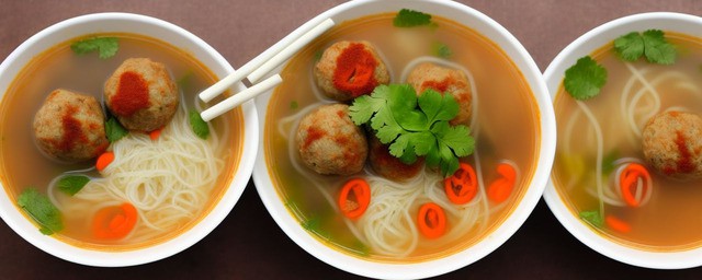 粉丝肉丸子汤的做法