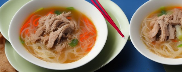 粉条肉丝汤的做法