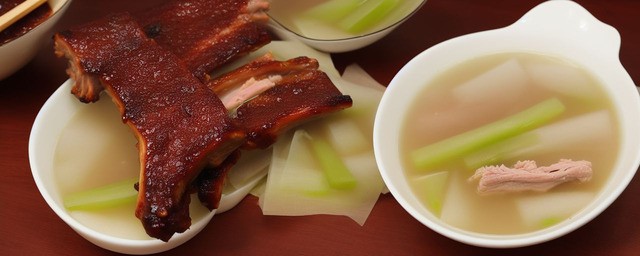 煲排骨冬瓜汤的做法
