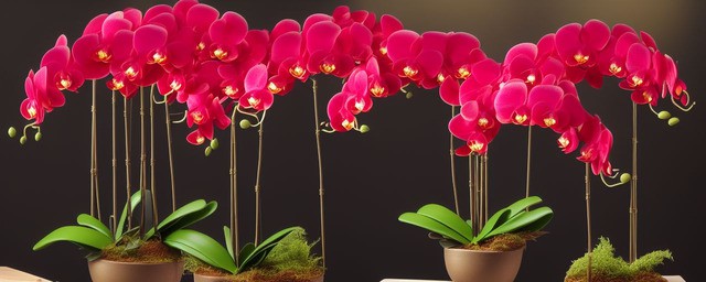 红色蝴蝶兰花语