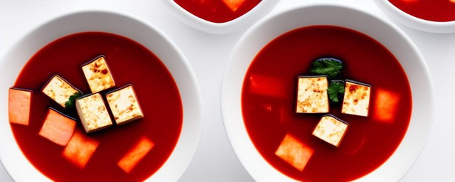 豆腐猪血汤的做法