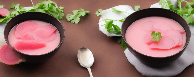萝卜羊肉片汤的做法