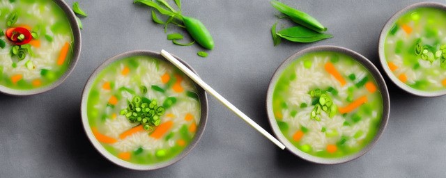 绿豆米饭汤的做法
