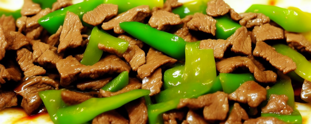关于青椒炒牛肉的做法