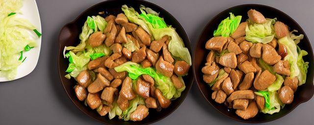 小白菜炒肉的做法