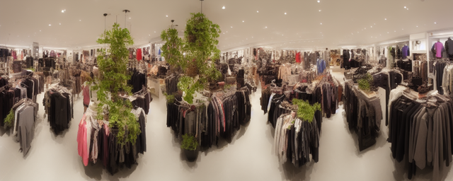 服装店里面什么植物最旺