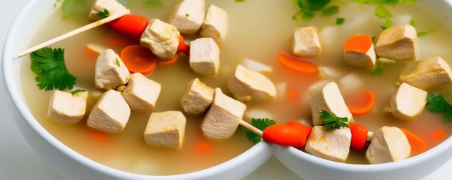 鸡汤豆腐串的做法