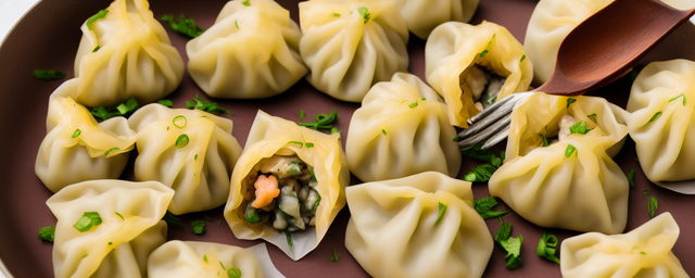 白菜虾仁素馅饺子做法