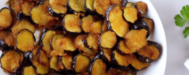 关于炸茄子夹肉的做法