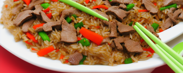 生炒牛肉饭的做法