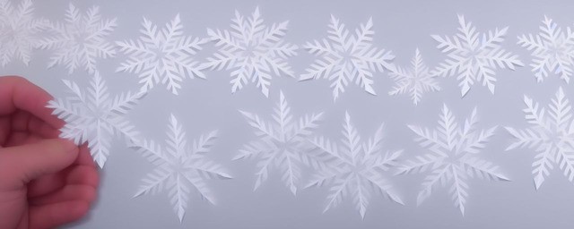 简单的雪花剪纸怎样剪