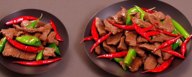 干辣椒炒牛肉的做法