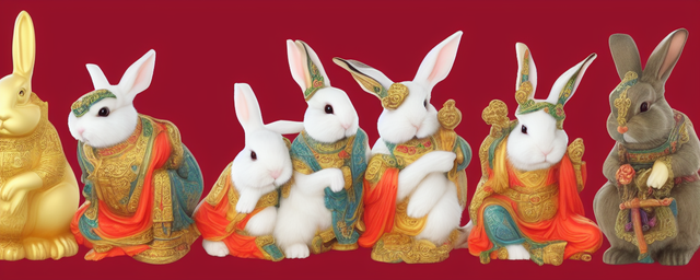 兔年吉祥四字祝福语