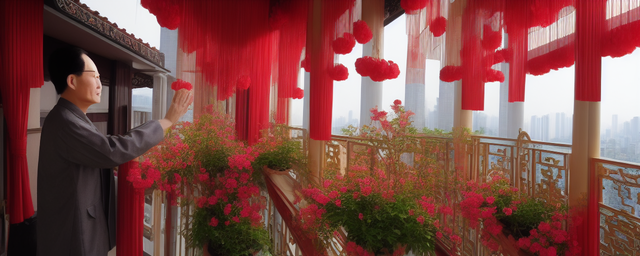 阳台可以供关公财神么