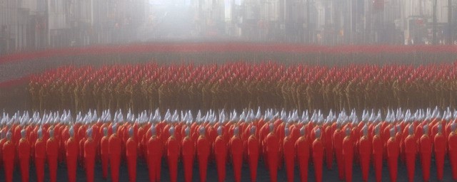 关于阅兵的作文