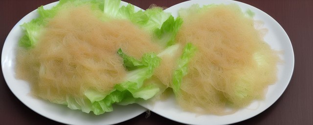 白菜拌粉丝的做法凉拌
