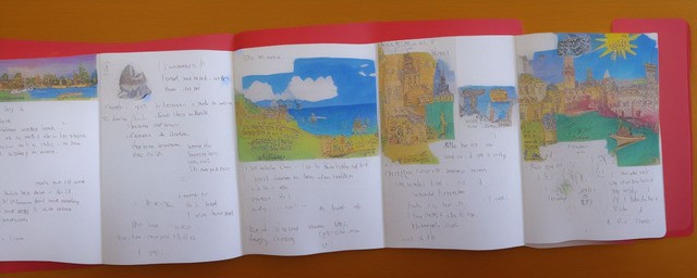 游记作文800字初二作文