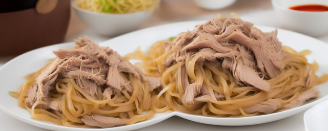肉丝卤面的做法