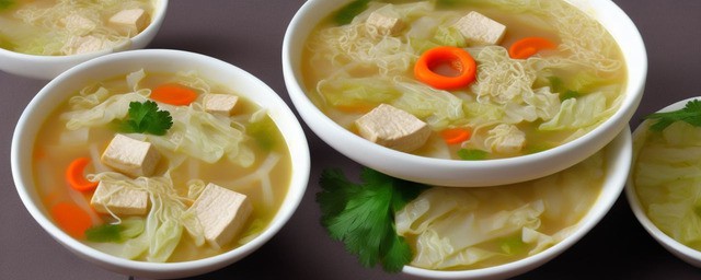 白菜豆腐粉丝汤的家常做法