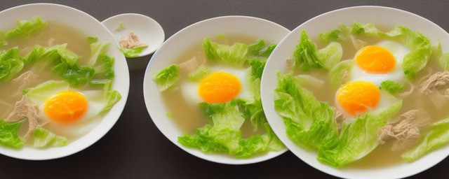 生菜鸡蛋汤的做法