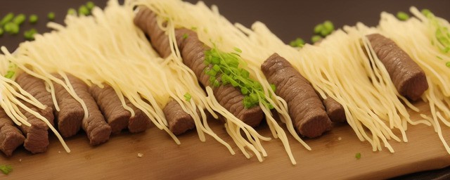 肥牛卷金针菇的做法