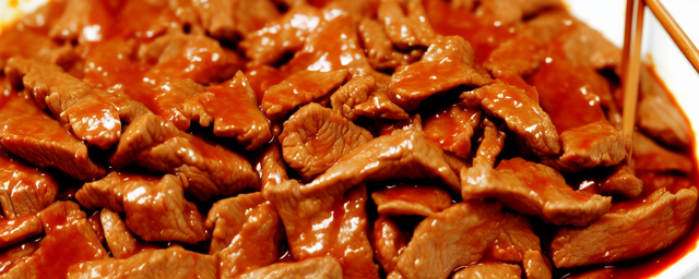 酸辣黄牛肉的做法次序