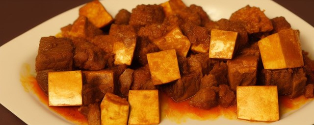 羊肉烩豆腐的家常做法