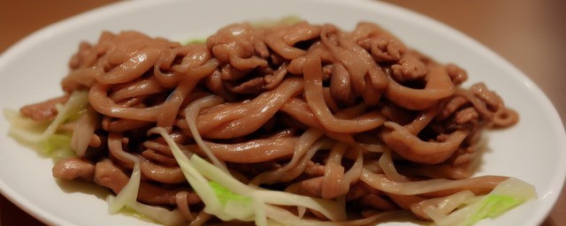 酸菜炒猪大肠的家常做法