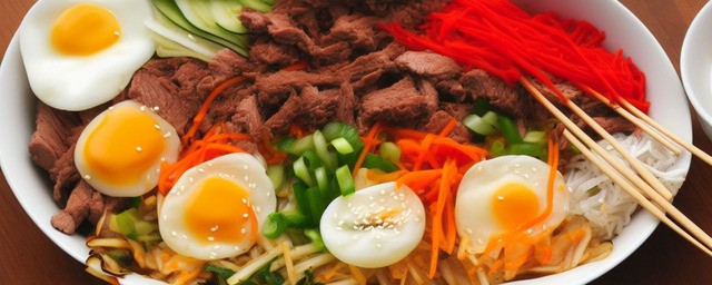 烤肉拌饭的做法