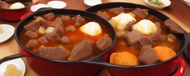 炖羊肉火锅三放三不放