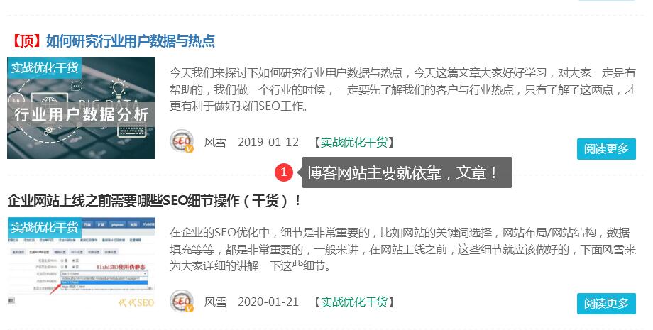博客类网站的SEO优化技巧 